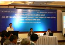 Hội thảo “Hoạt động khoa học và công nghệ của Bộ VHTTDL - Thực trạng và định hướng phát triển đến năm 2020”