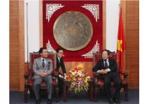 Bộ trưởng Hoàng Tuấn Anh tiếp Hiệu trưởng Trường ĐH Taekyeung Hàn Quốc và Chủ tịch Quỹ giao lưu Quốc tế Nhật Bản