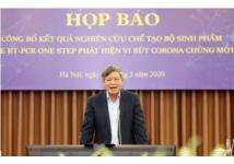 Bộ Khoa học và Công nghệ công bố kết quả nghiên cứu chế tạo bộ sinh phẩm (bộ kit) phát hiện nCoV