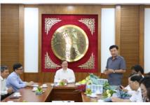 Lễ trao Quyết định nghỉ hưu theo chế độ đối với Vụ trưởng Vụ KHCNMT Từ Mạnh Lương