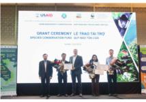 3 dự án bảo tồn động vật hoang dã nhận tài trợ từ Quỹ Bảo tồn Loài