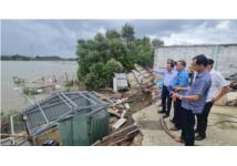 Đồng bằng sông cửu Long liên tiếp sảy ra sạt lở bờ sông nghiêm trọng